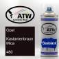 Preview: Opel, Kastanienbraun Mica, 480: 400ml Sprühdose, von ATW Autoteile West.